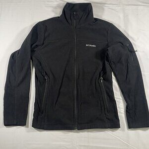 Columbia Sweater W/ 3 Pockets Black Womens Size S